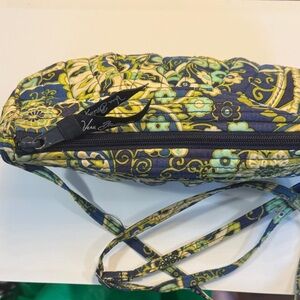Vera Bradley Floral Crossbody Bag in Blue and Green